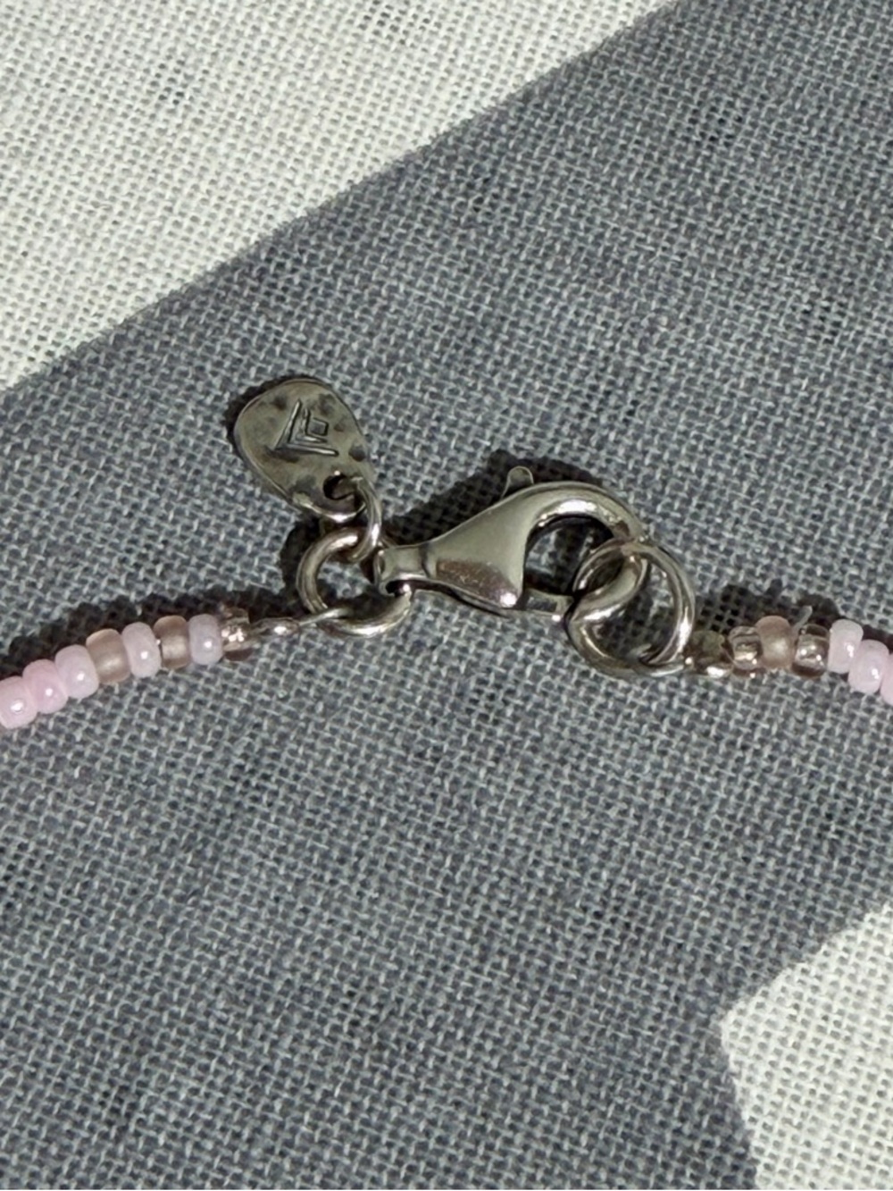 Silpada Pink Beaded Necklace with Silver Filigree Pendant and Matching Earrings - Picture 5 of 11